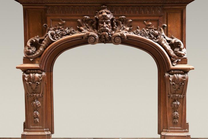 Continental Fireplaces Beautiful Exceptional Antique Oak Wood Fireplace Made after the Model