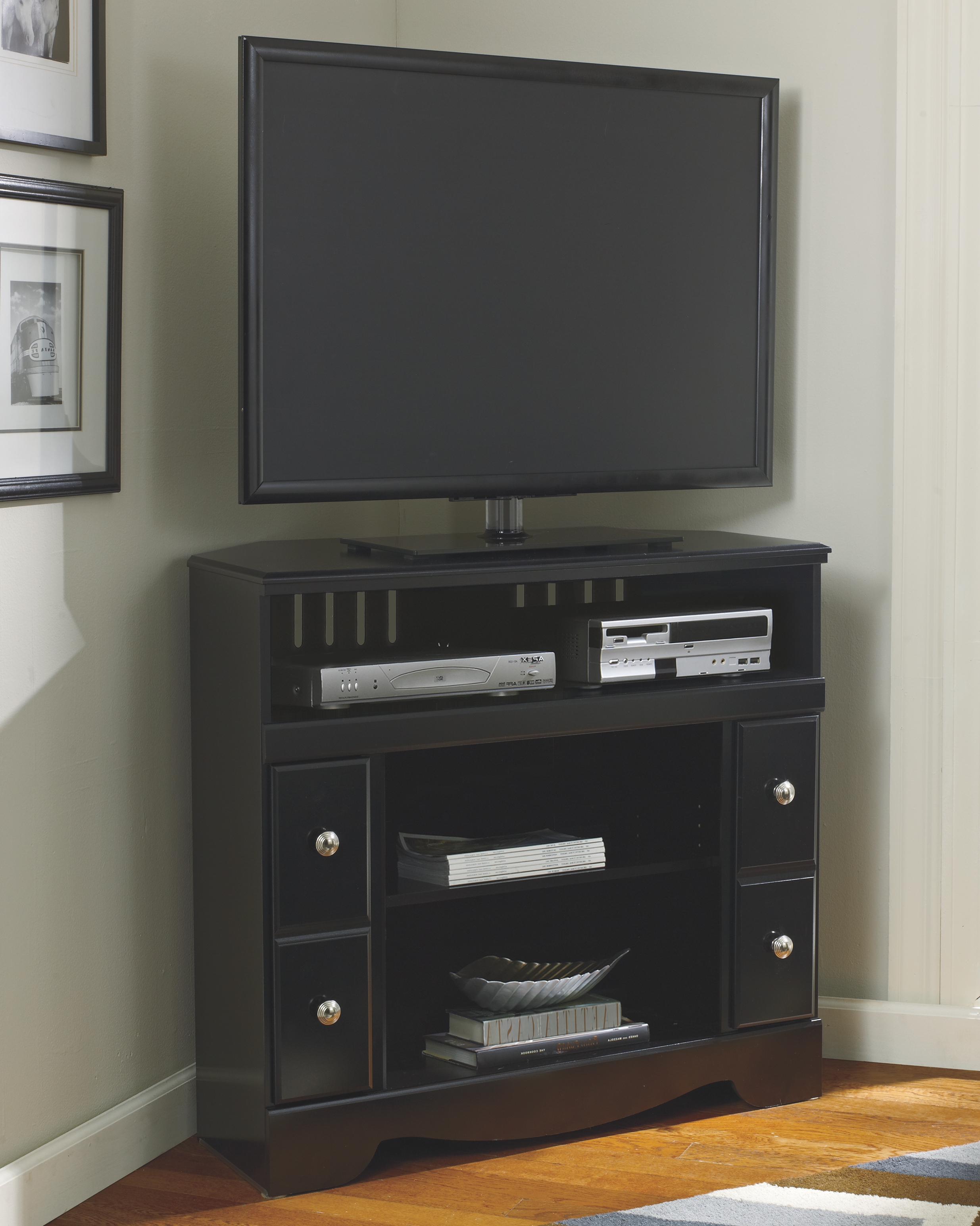 Shay 38" Corner TV Stand in 2019 Products 32b e102d2ca05f ce09d8