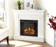 Corner Faux Fireplace Elegant Real Flame Chateau Corner Electric Fireplace White White