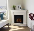 Corner Fireplace Heater Luxury Best White Real Looking Electric Fireplace
