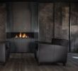Corner Fireplace Insert Fresh Fireplace with Bluesteel & Leather