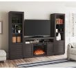 Corner Fireplace Tv Stand Big Lots Luxury Better Homes & Gardens Ellis Shutter tower Bookcase and Cabinet Dark Oak Finish