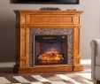 Corner Infrared Fireplace Inspirational southern Enterprises Auburn 45 5 In Faux Stone Infrared