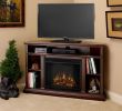 Corner Tv Stand with Fireplace for 55 Inch Tv Awesome Churchill 51 In Corner Media Console Electric Fireplace In Dark Espresso