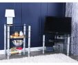 Corner Tv Stand with Fireplace for 55 Inch Tv Elegant Glass Metal 44 Inch Corner Tv Stand