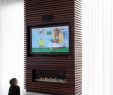 Cover Brick Fireplace with Wood Panels Luxury Design Idea – the Wood Slats On This Tv and Fireplace