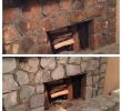 Covering Brick Fireplace Lovely Diy Painted Rock Fireplace I Updated Our Rock Fireplace