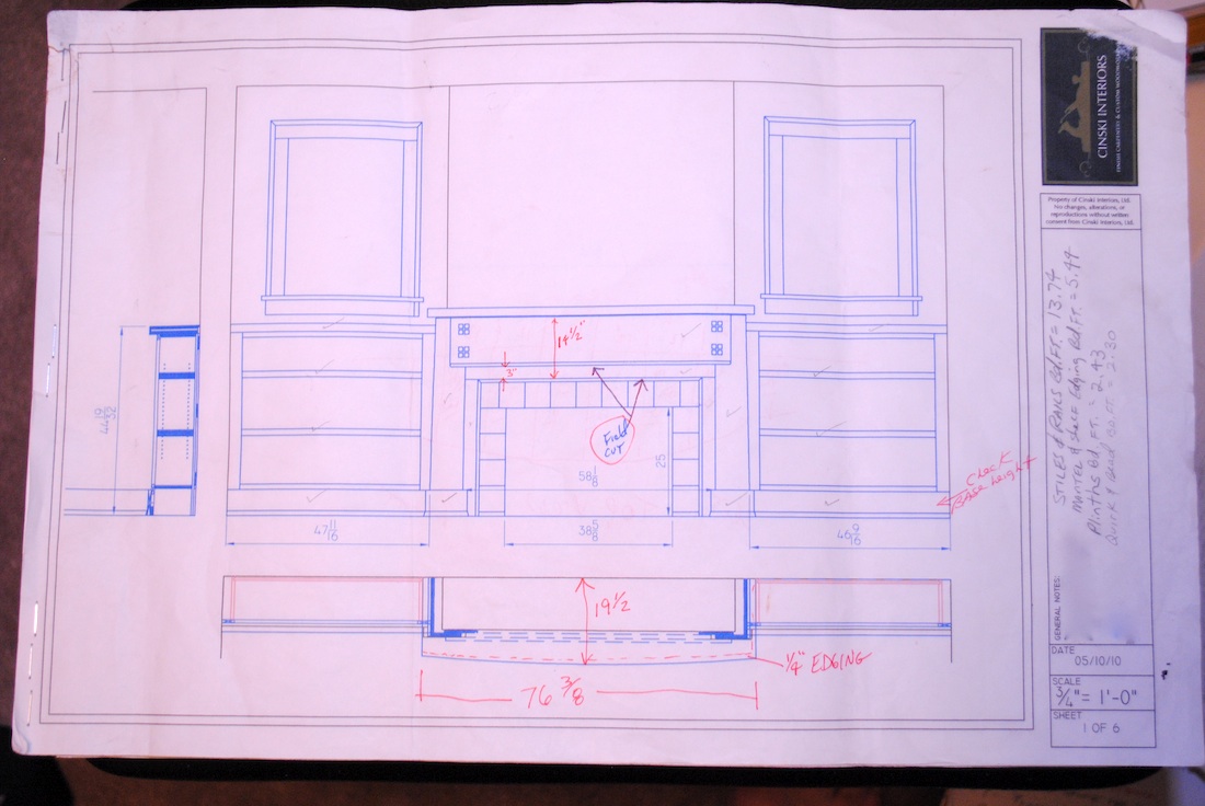 Fig 2 Mantel Drawing 1 1