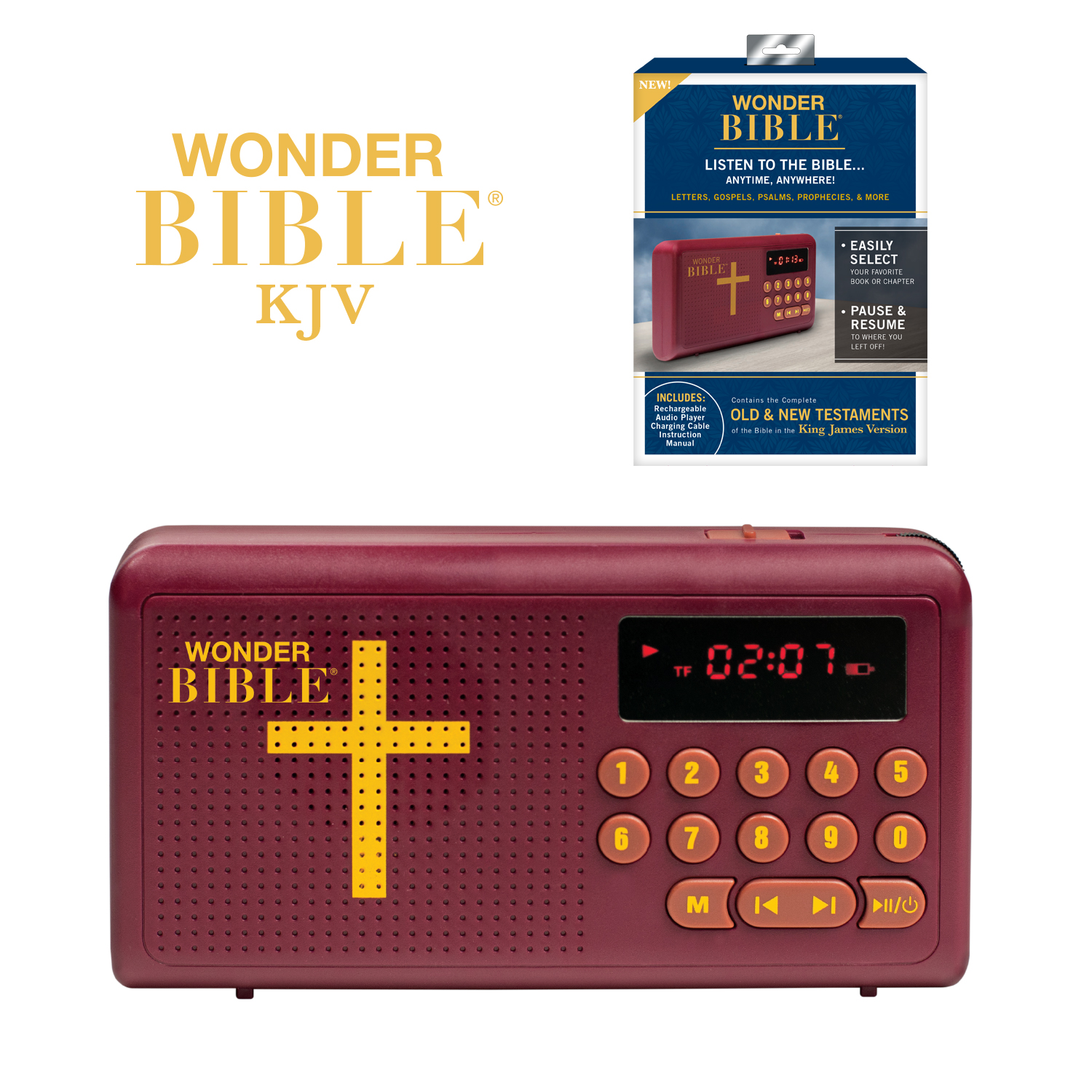 Wonder Bible KJV Old and New Testament Audio Book As Seen on TV 769d9b2d 4da5 4e45 82c1 4d5bfe10a36c 1 ee7b665fd61be fd40f0b