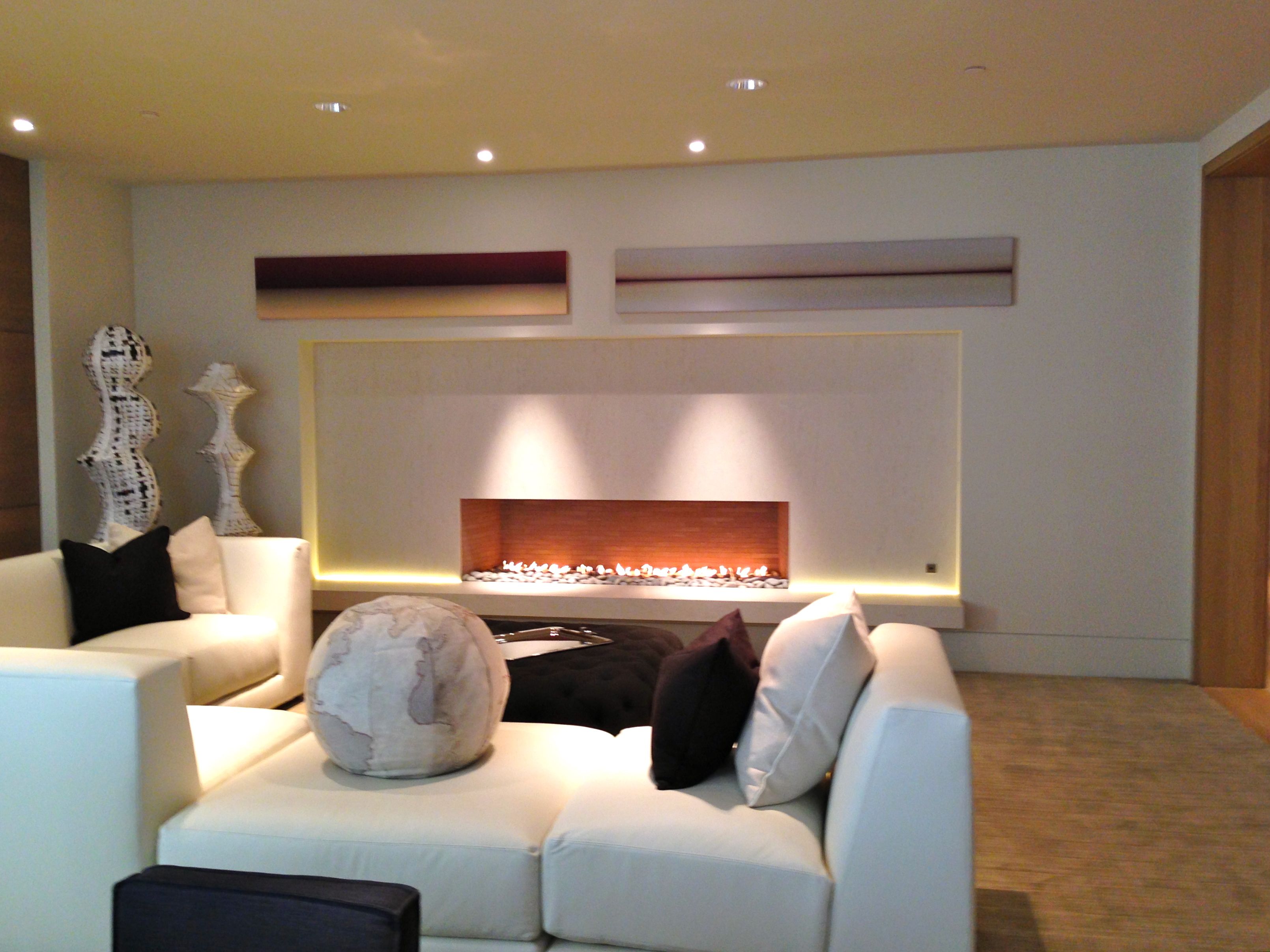 Custom Gas Fireplaces Best Of 8 Ft Long Linear Open Living Room Fireplace