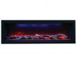 Dark Wood Electric Fireplace Beautiful 50" Amantii Deep Built In Electric Fireplace Black Surround