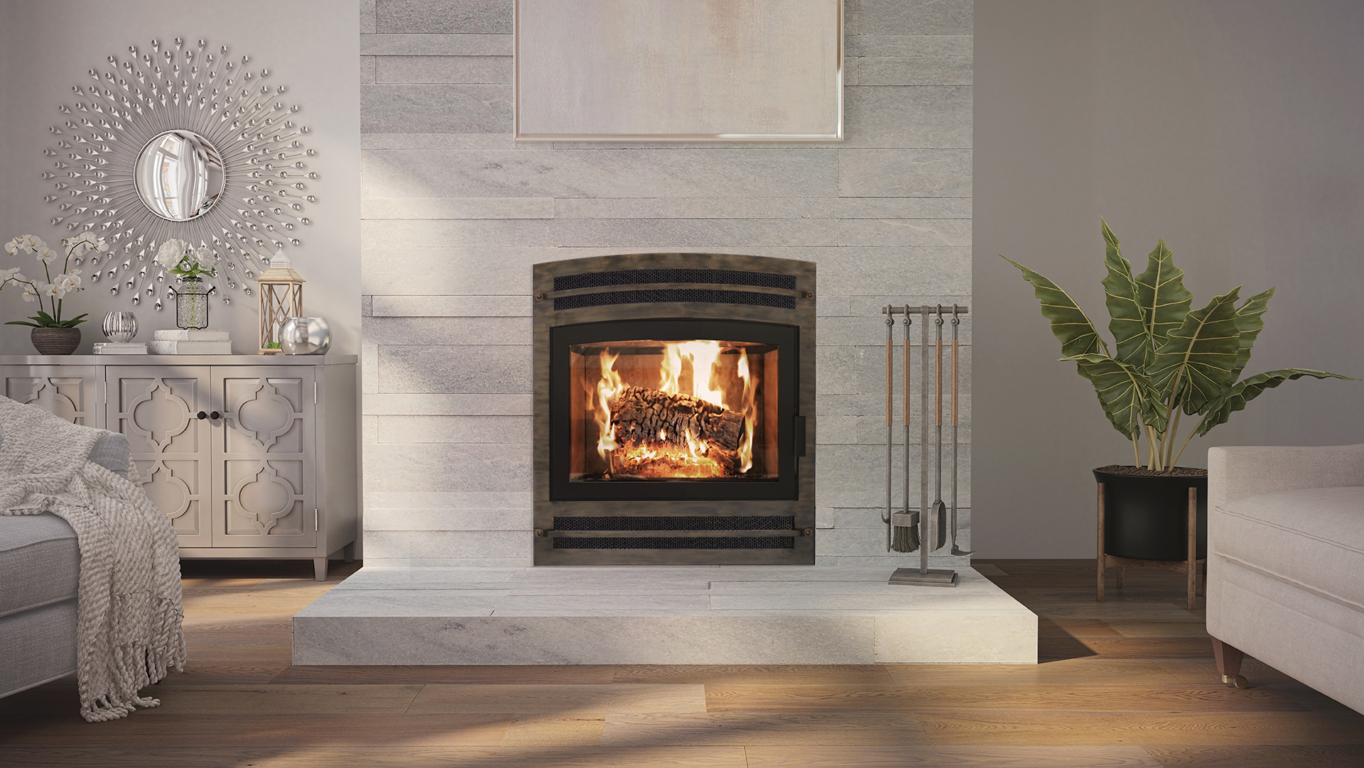 Dark Wood Electric Fireplace Lovely Ambiance Fireplaces and Grills