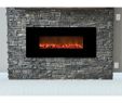 Dark Wood Electric Fireplace Lovely Mood Setter 54 In Wall Mount Electric Fireplace In Black