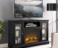 Dark Wood Electric Fireplace Unique Walker Edison Furniture Pany 52 In Highboy Fireplace