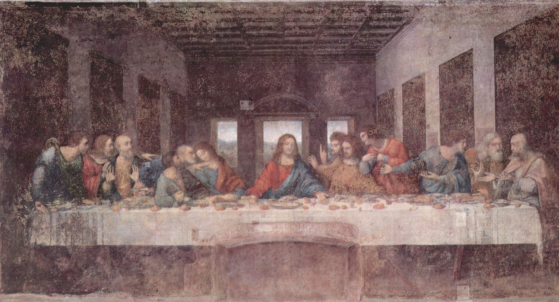 Davinci Fireplace Elegant the Last Supper Leonardo Da Vinci 1490