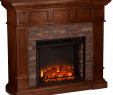 Decor Flame Electric Fireplace Awesome southern Enterprises Merrimack Simulated Stone Convertible Electric Fireplace