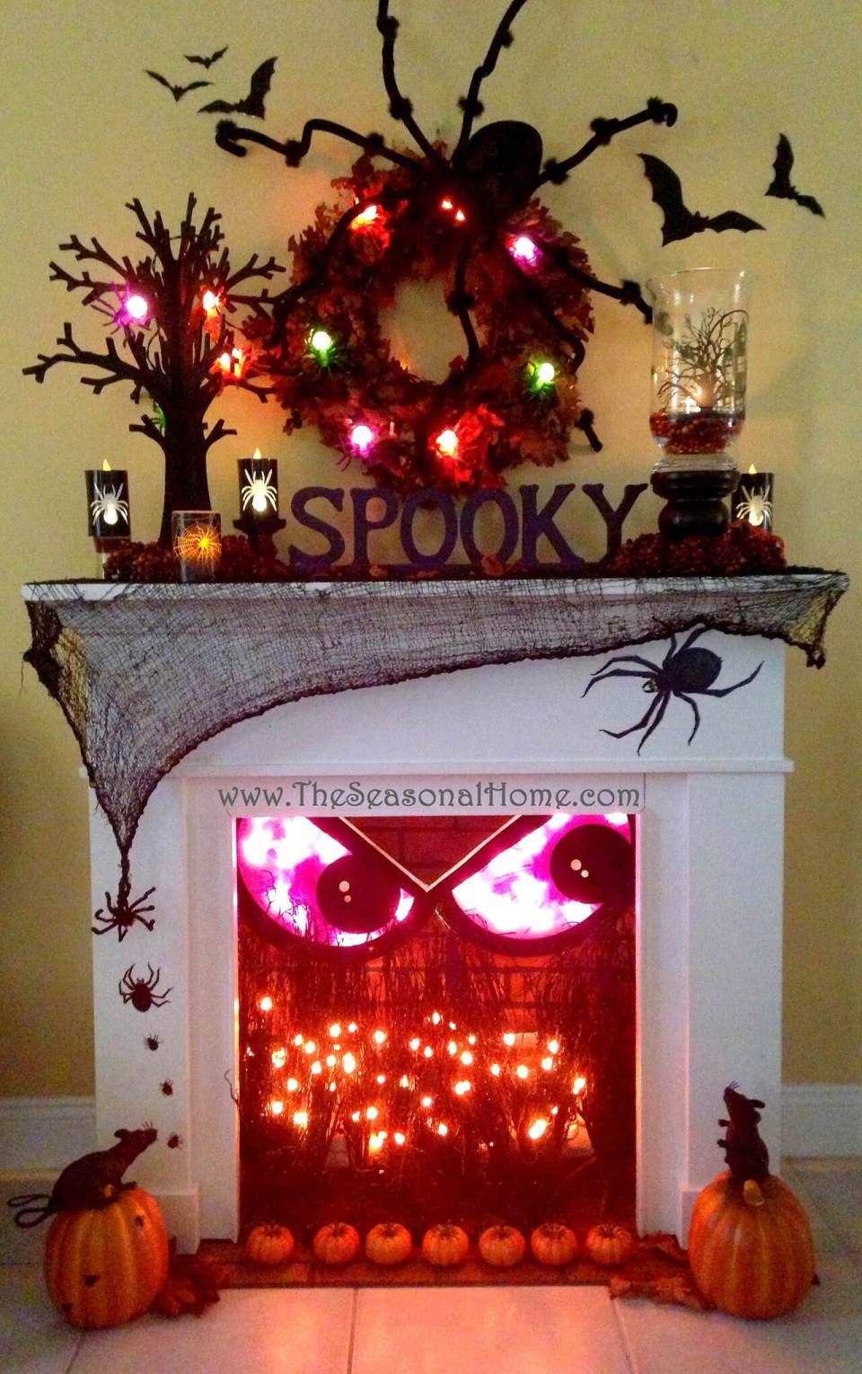 Decorating In Front Of Fireplace Elegant 51 Spooky Diy Indoor Halloween Decoration Ideas for 2019