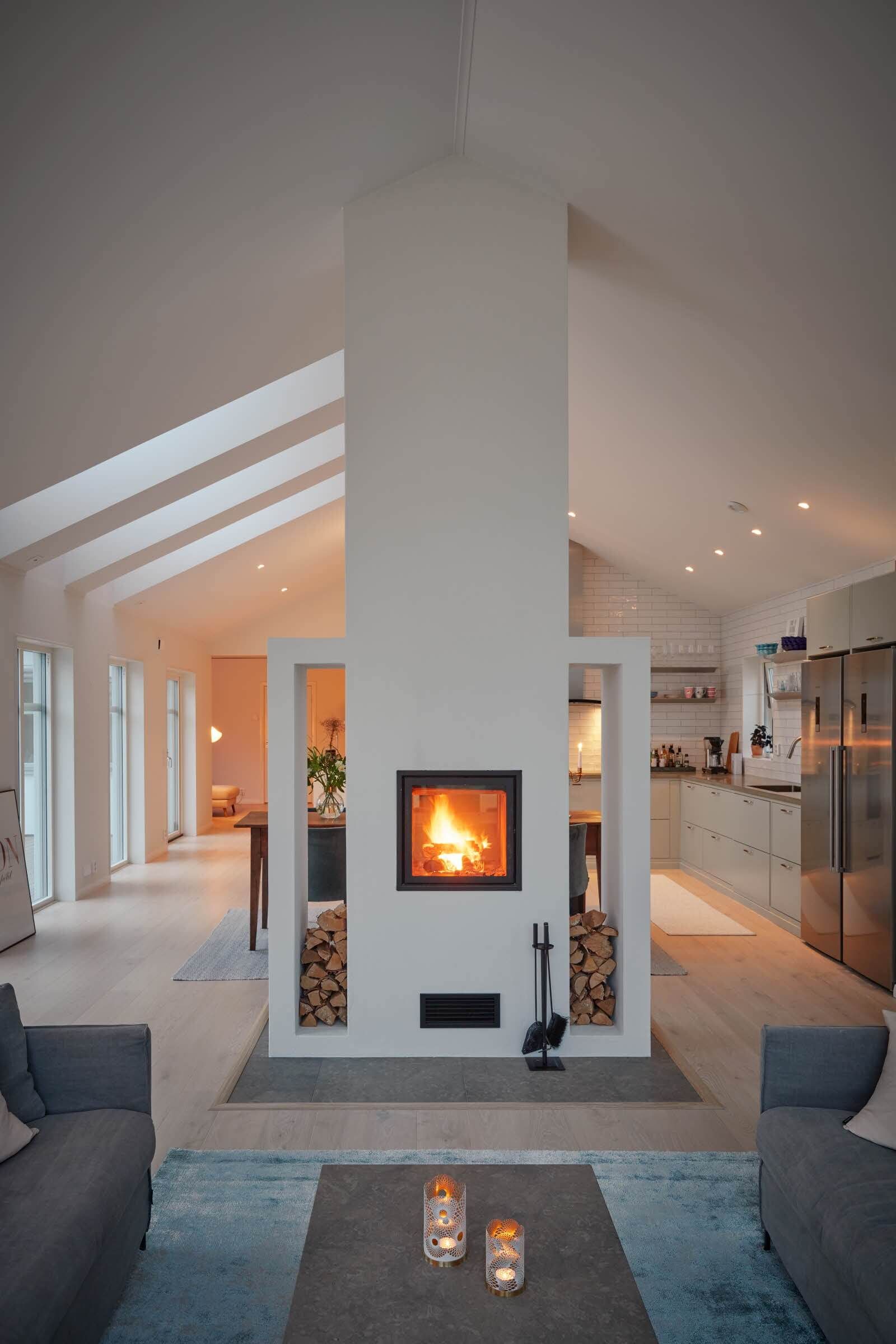 Decorating In Front Of Fireplace Fresh 16 Gorgeous Double Sided Fireplace Design Ideas Take A Look