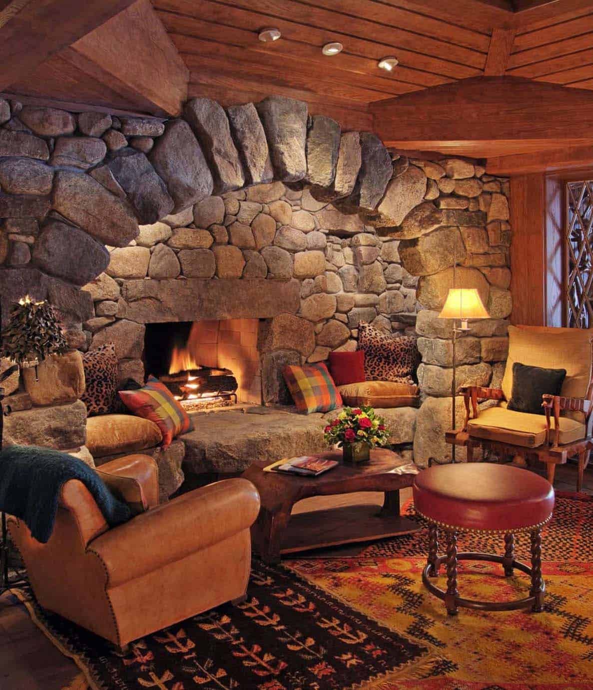Decorating Inside A Fireplace Lovely 28 Extremely Cozy Fireplace Reading Nooks for Curling Up In