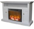 Decorative Electric Fireplaces Elegant sorrento 47 In Electric Fireplace In White