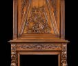 Decorative Fireplace Grate Fresh A Beautiful Tall and Elegant Walnut Wood Antique Trumeau