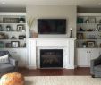 Distressed Fireplace Unique White Washed Brick Fireplace Fireplace Built In Cabinets