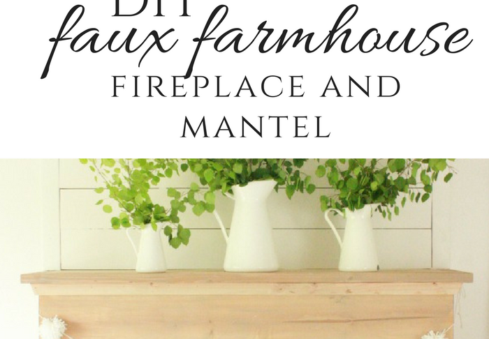 Diy Faux Fireplace Fresh Diy Faux Farmhouse Style Fireplace and Mantel