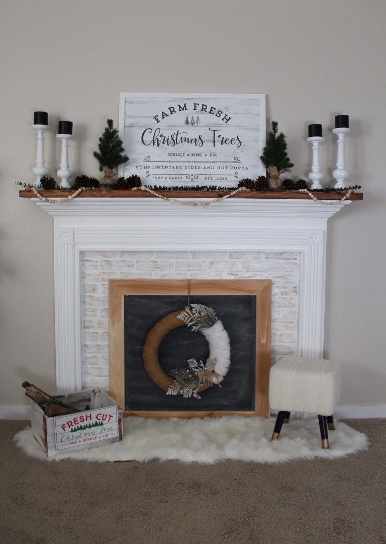 DIY Faux Fireplace Easy And Bud Friendly 73ba212d4a569b401d7e7528fe a