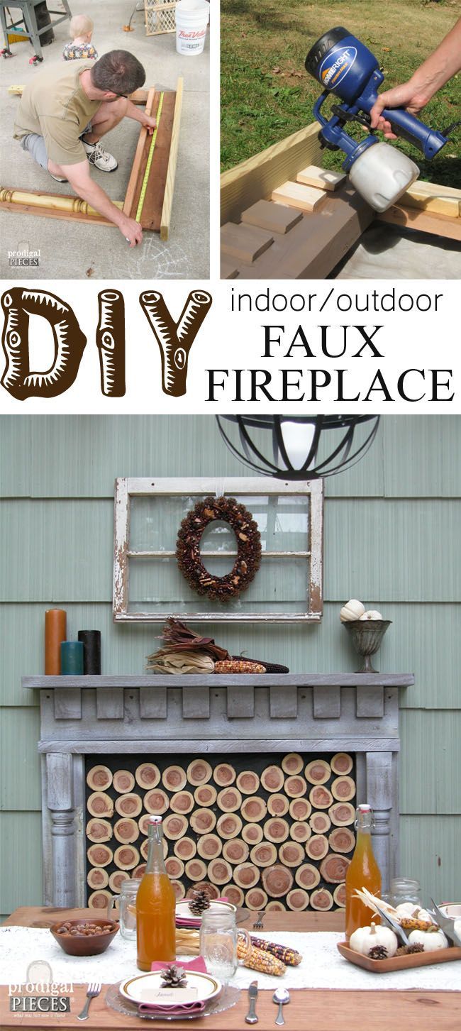 DIY Faux Fireplace Indoor or Outdoor b80de2c e d3c5482bed3c3 faux fireplace fireplace ideas