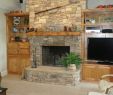 Diy Stacked Stone Fireplace Inspirational Interior Rustic Living Room Decoration with Shelves Unit