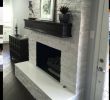 Diy Stacked Stone Fireplace New Hearth
