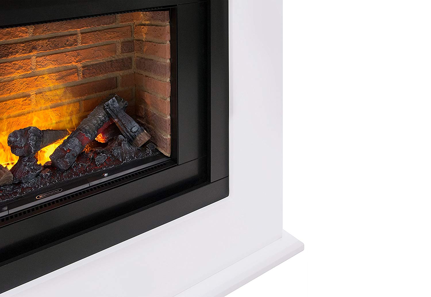Adam Miami Optimyst Fireplace Suite in Pure White 48 Inch 81Nwi91abqL SL1500