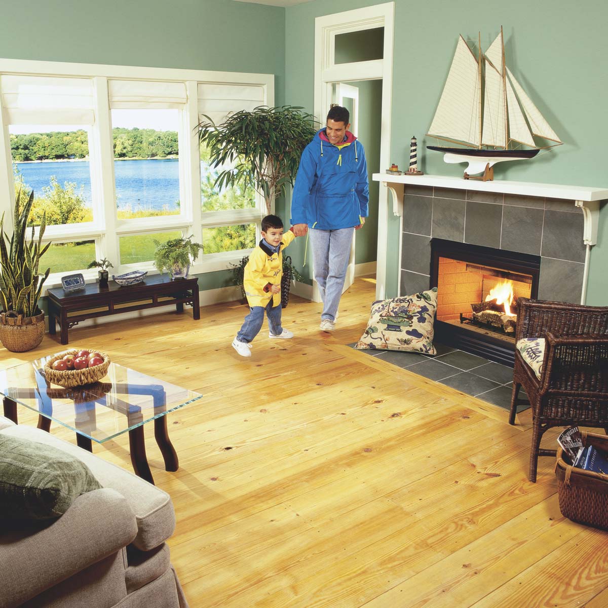 Diy Water Vapor Fireplace Best Of How to Install Pine Floors