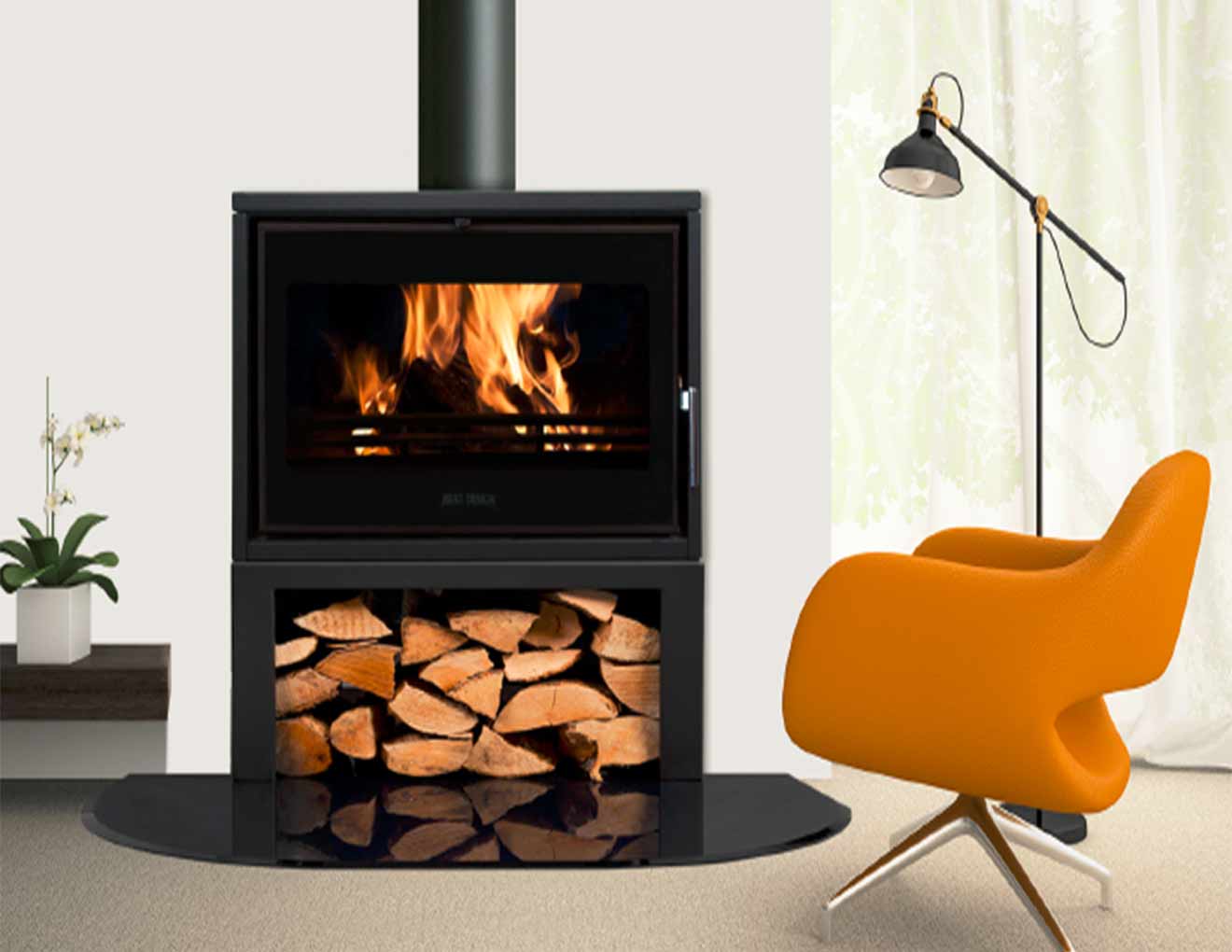 Double Sided Wood Burning Fireplace Beautiful Cassette Stoves Wood Burning & Multi Fuel Dublin