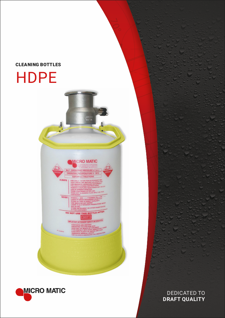 cleaning bottles hdpe