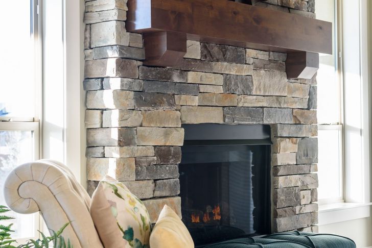 Driftwood Fireplace Mantel Best Of Echo Ridge Country Ledgestone On This Floor to Ceiling Stone