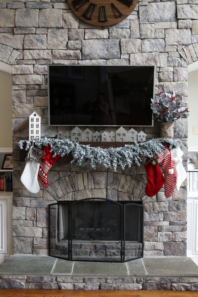Driftwood Fireplace Mantel New Christmas Mantel Ideas How to Style A Holiday Mantel