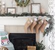 Driftwood Fireplace Mantel Unique Christmas Mantel Ideas How to Style A Holiday Mantel