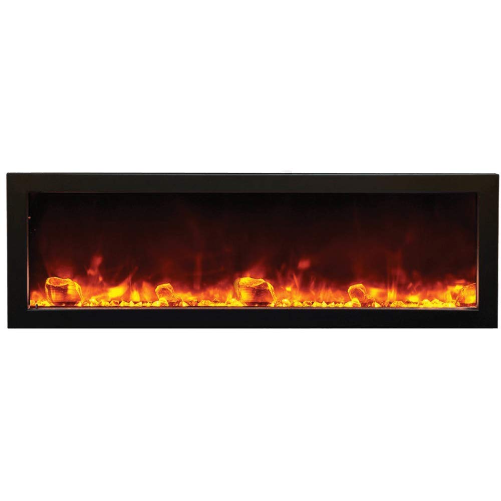 Driftwood Fireplace Tv Stand Awesome Amantii Bi 60 Deep 60" Wide X 12" Deep Electric Fireplace