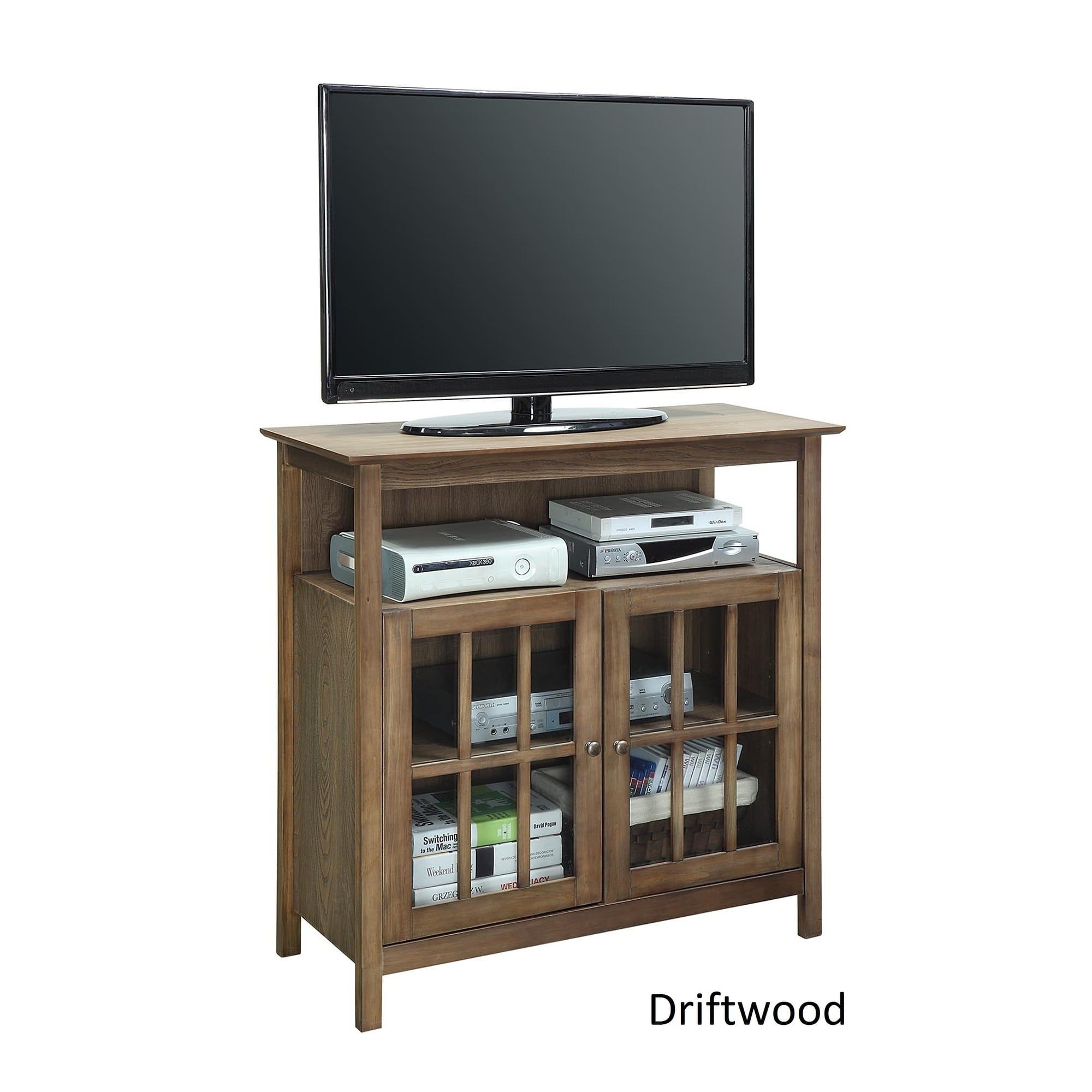 Driftwood Fireplace Tv Stand Awesome Convenience Concepts Designs2go Big Sur Highboy Tv Stand
