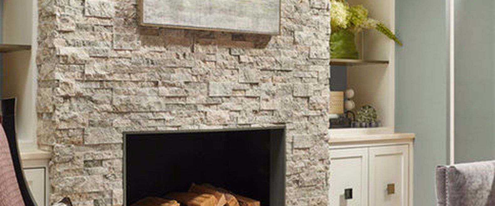 Dry Stack Fireplace New Natural Stone Fireplace