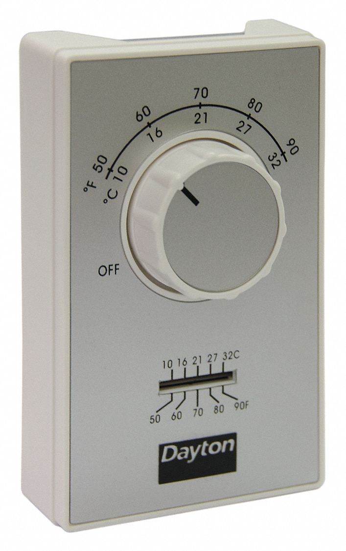 Dayton Line Volt Mechanical Tstat for Heating ly 120 to 277VAC 4PU48C 11d7e9b2602c600c428f28