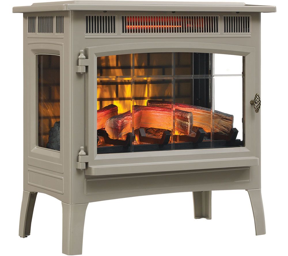 Duraflame Infrared Quartz Stove Heater with 3D Flame Effect & Remote — QVC v 848 102