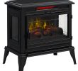 Duraflame Electric Infrared Quartz Fireplace Stove with 3d Flame Effect Elegant Mr Heater 24 In W 5 200 Btu Black Metal Flat Wall Infrared