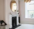 East Bay Fireplace Elegant Victorian Living Room Farrow & Ball Calamine Walls Scolari