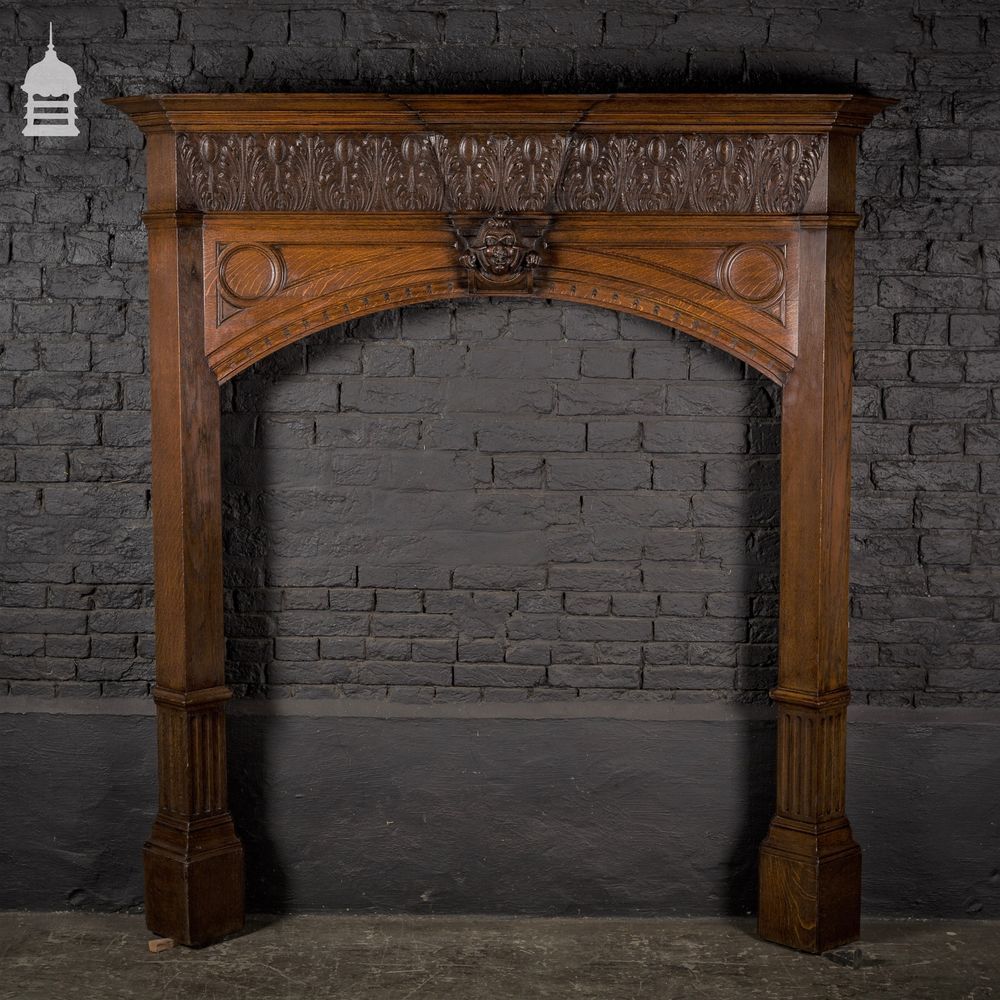 Ebay Fireplace Mantels Unique Details About Victorian Carved Oak Fire Place Surround with