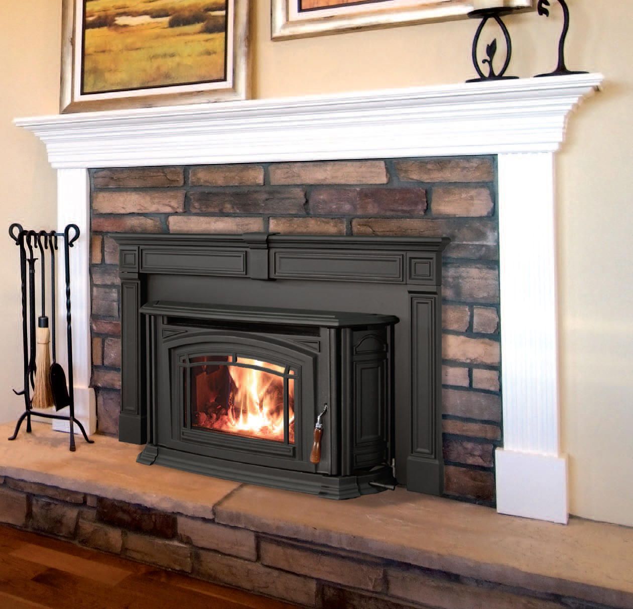 Efficient Fireplace Insert New I Like This Pellet Stove with A Mantel