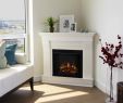 Electric Corner Fireplace Heater Lovely Best White Real Looking Electric Fireplace