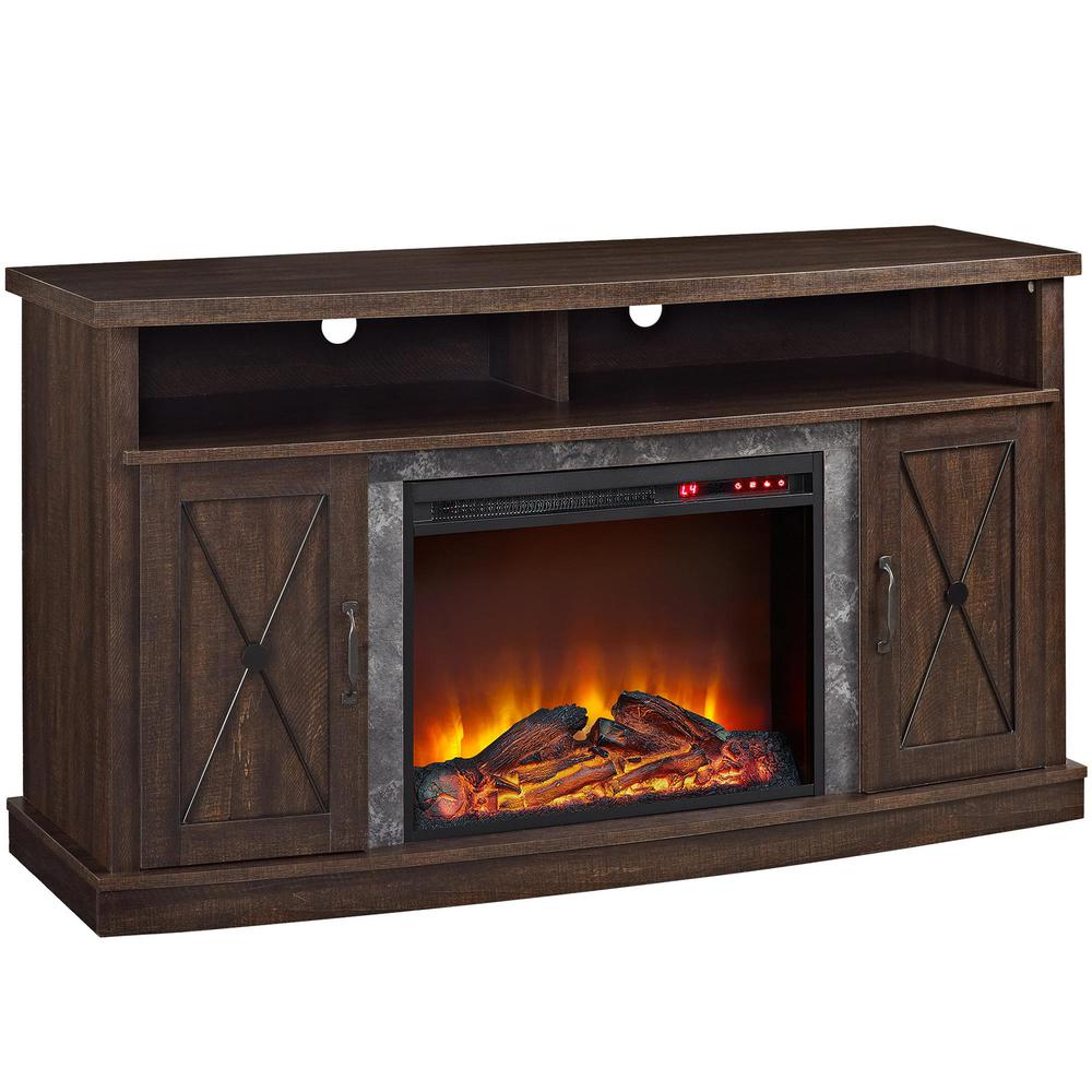 Electric Fireplace 1000 Sq Ft Awesome Ameriwood Yucca Espresso 60 In Tv Stand with Electric