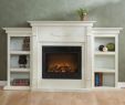 Electric Fireplace Bookcase Inspirational White Electric Fireplace with Bookcase